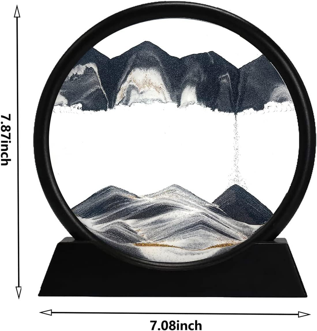 Nordivio Flowing Sand Art Picture β 3D Liquid Motion Home Decor