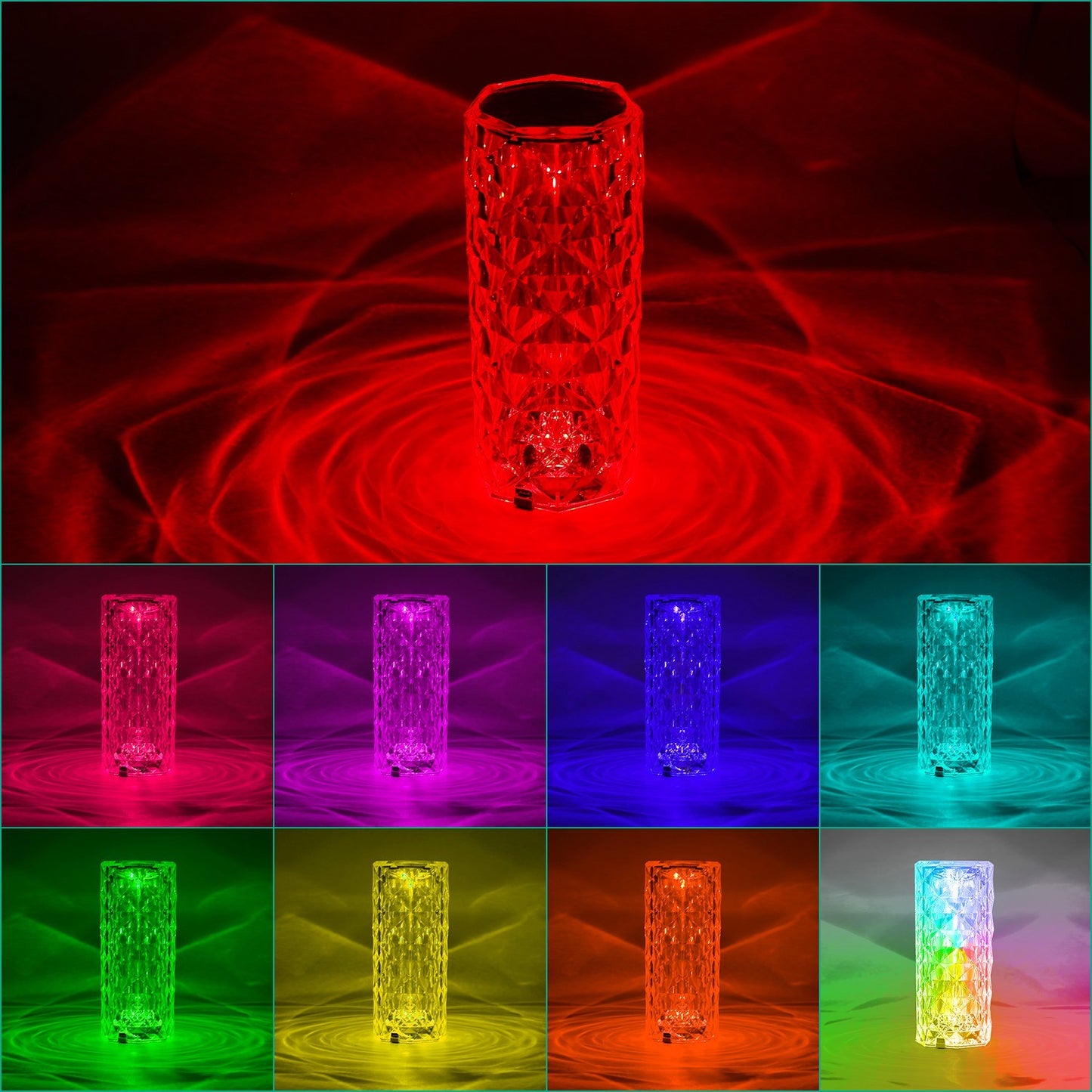 Nordivio Crystal Diamond Lamp