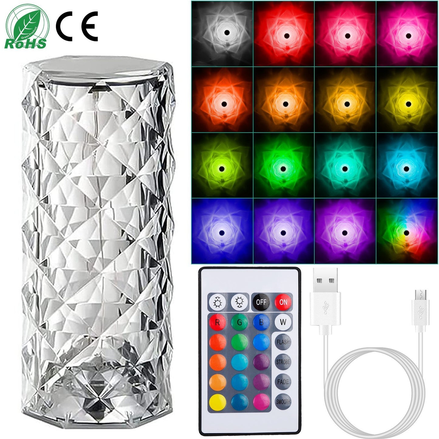 Nordivio Crystal Diamond Lamp