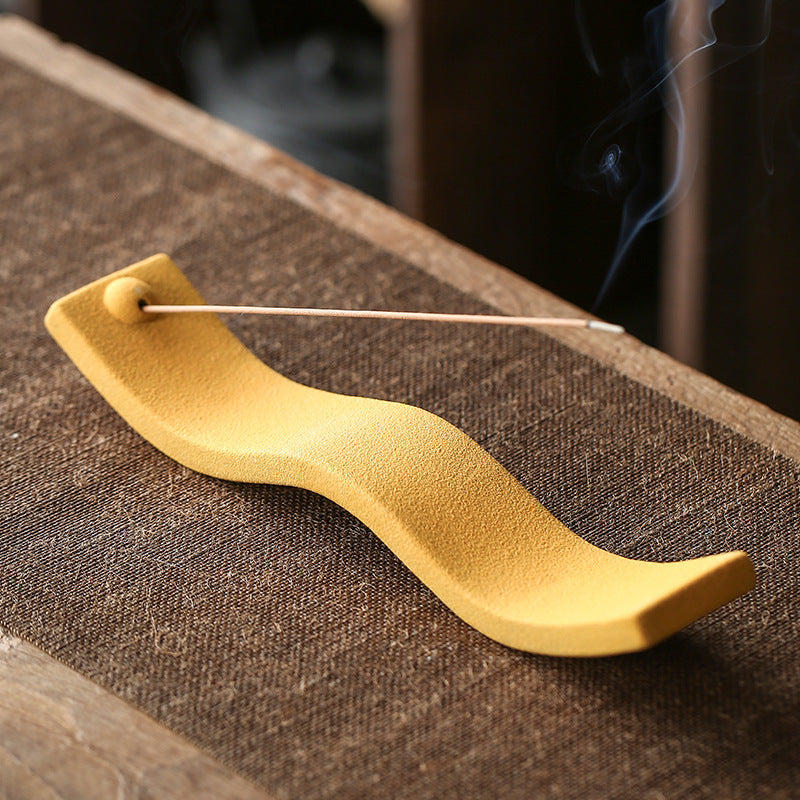 Ceramic Wave Incense Holder