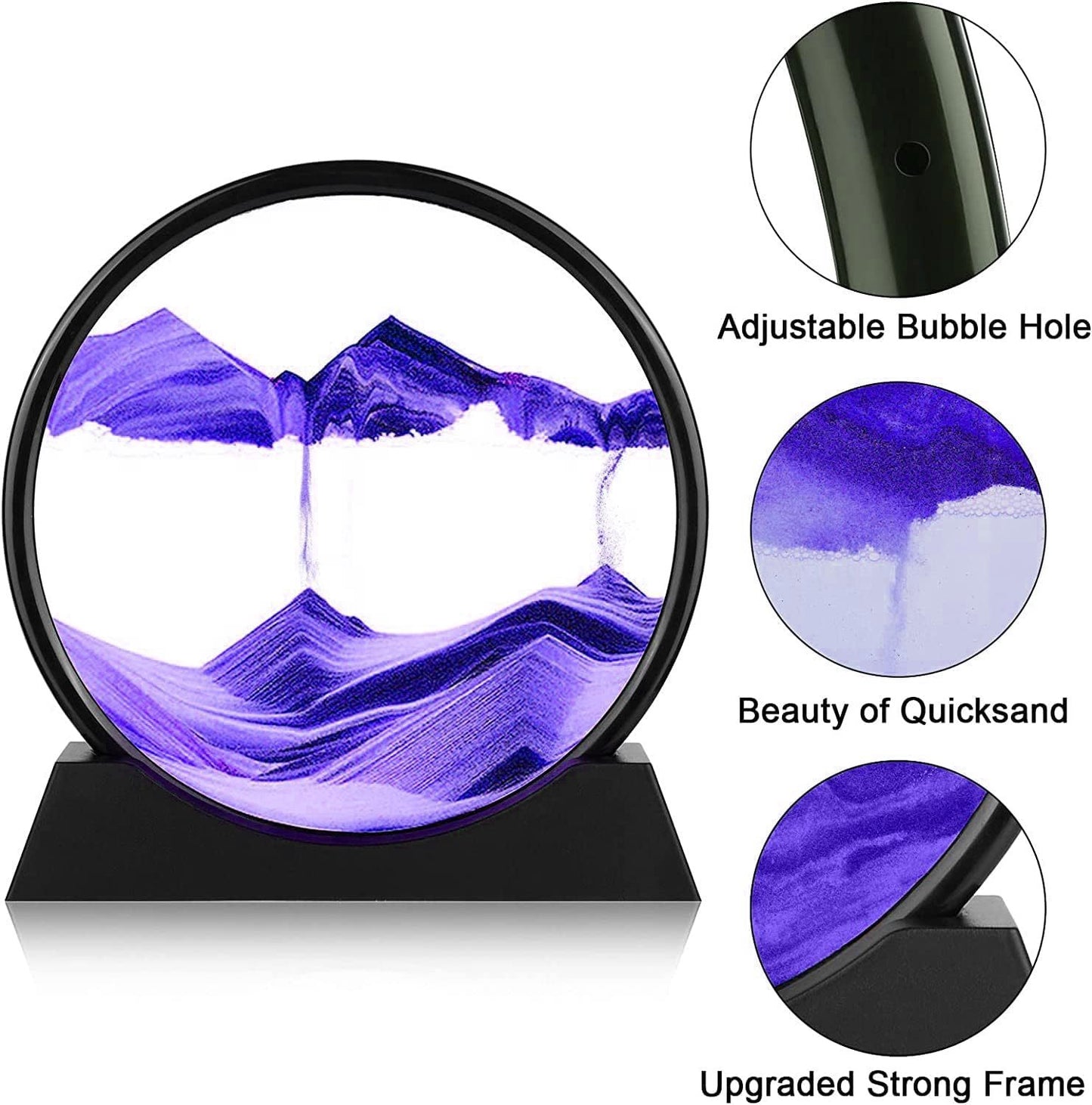 Nordivio Flowing Sand Art Picture β 3D Liquid Motion Home Decor