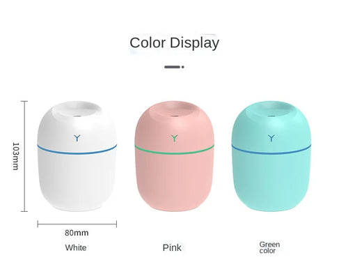 🌫️ Portable Ultrasonic Humidifier & Aroma Diffuser