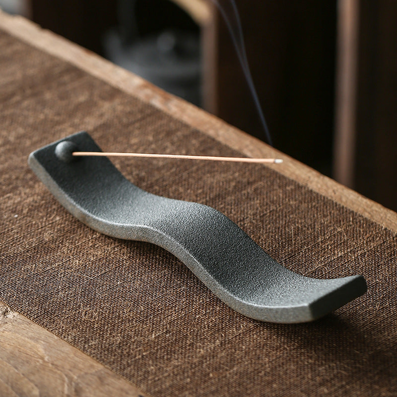 Ceramic Wave Incense Holder